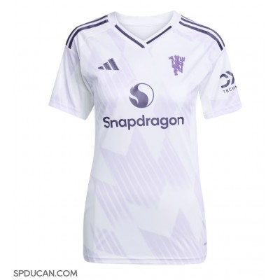 Zenski Nogometni Dres Manchester United Bryan Mbeumo #19 Gostujuci 2025-26 Kratak Rukav Zenski Nogometni Dres Manchester United Bryan Mbeumo #19 Gostujuci 2025-26 Kratak Rukav
